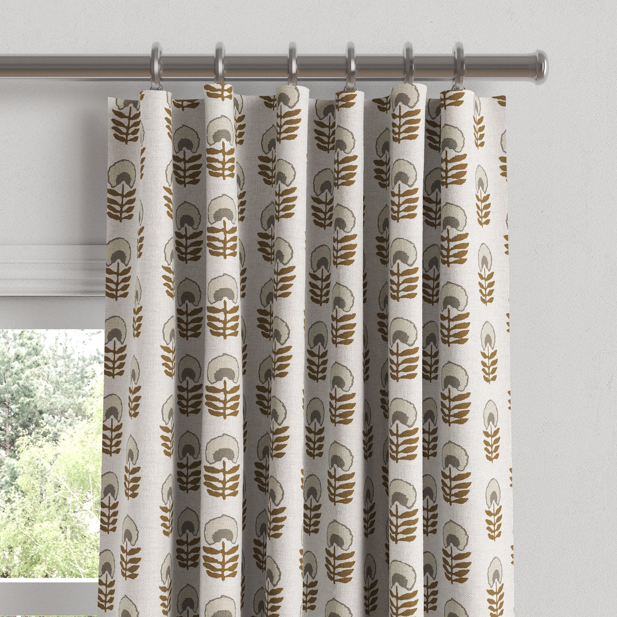 Convertible Drapery in Mini Florals - Birch