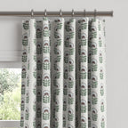 Convertible Drapery in Mini Florals - Sky Garden