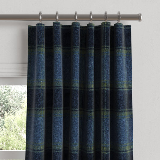 Convertible Drapery in Cozy Cabin - Ink