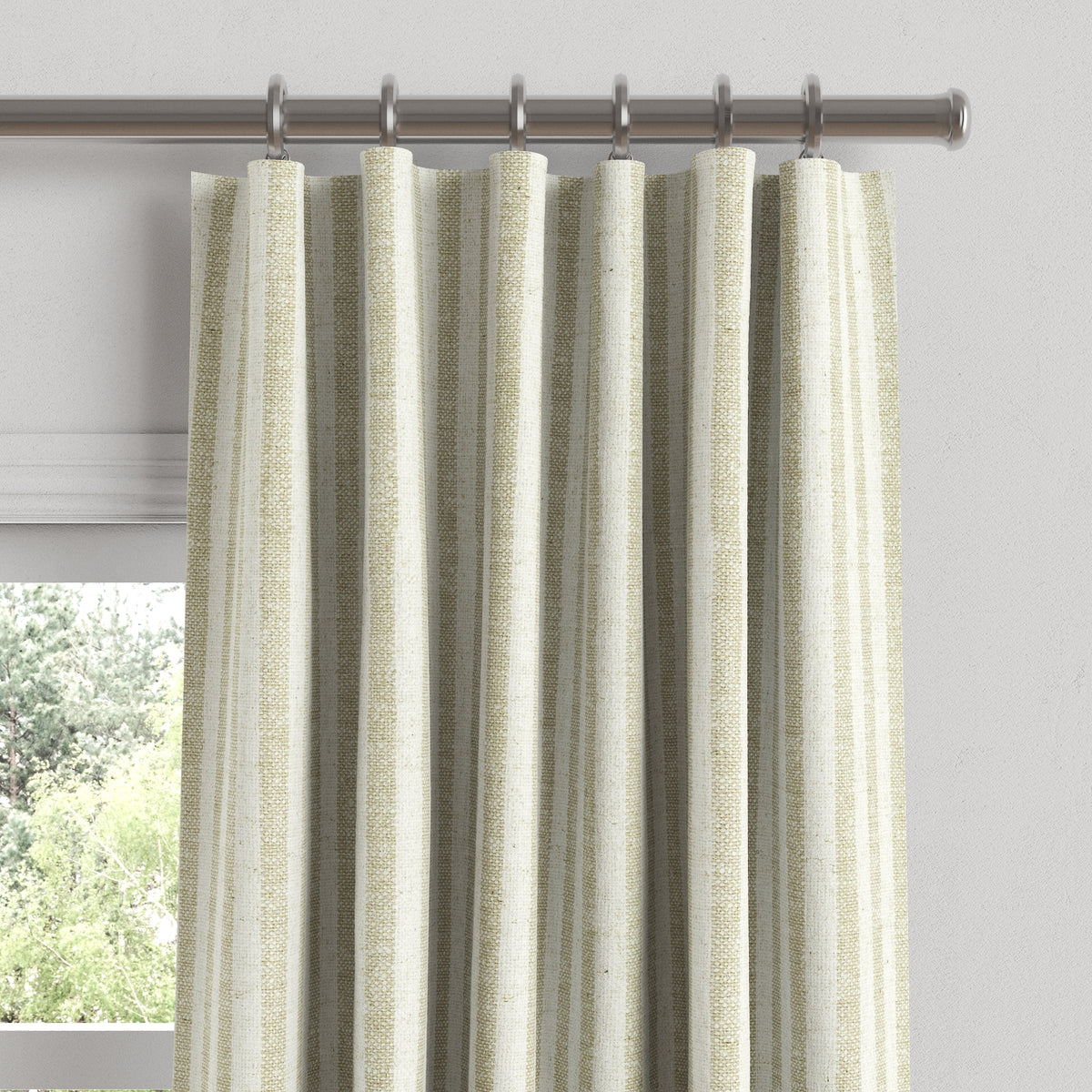 Convertible Drapery in Candy Shop Stripes - Dune