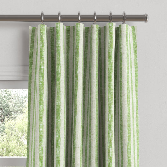 Convertible Drapery in Candy Shop Stripes - Lime