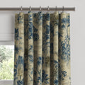 Convertible Drapery in Tropical Toile - Lagoon