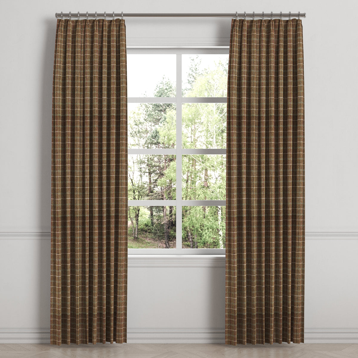 Euro Pleat Drapery in After Hours - Espresso