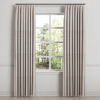 Euro Pleat Drapery in Luxe Gingham - Blush