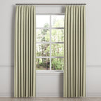 Euro Pleat Drapery in Luxe Gingham - Butter