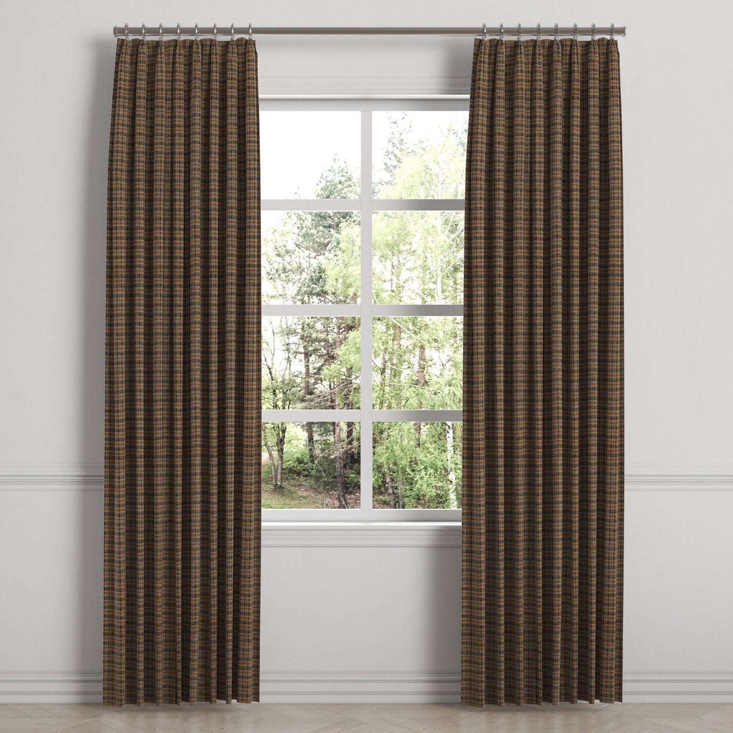 Euro Pleat Drapery in Speakeasy - Tobacco