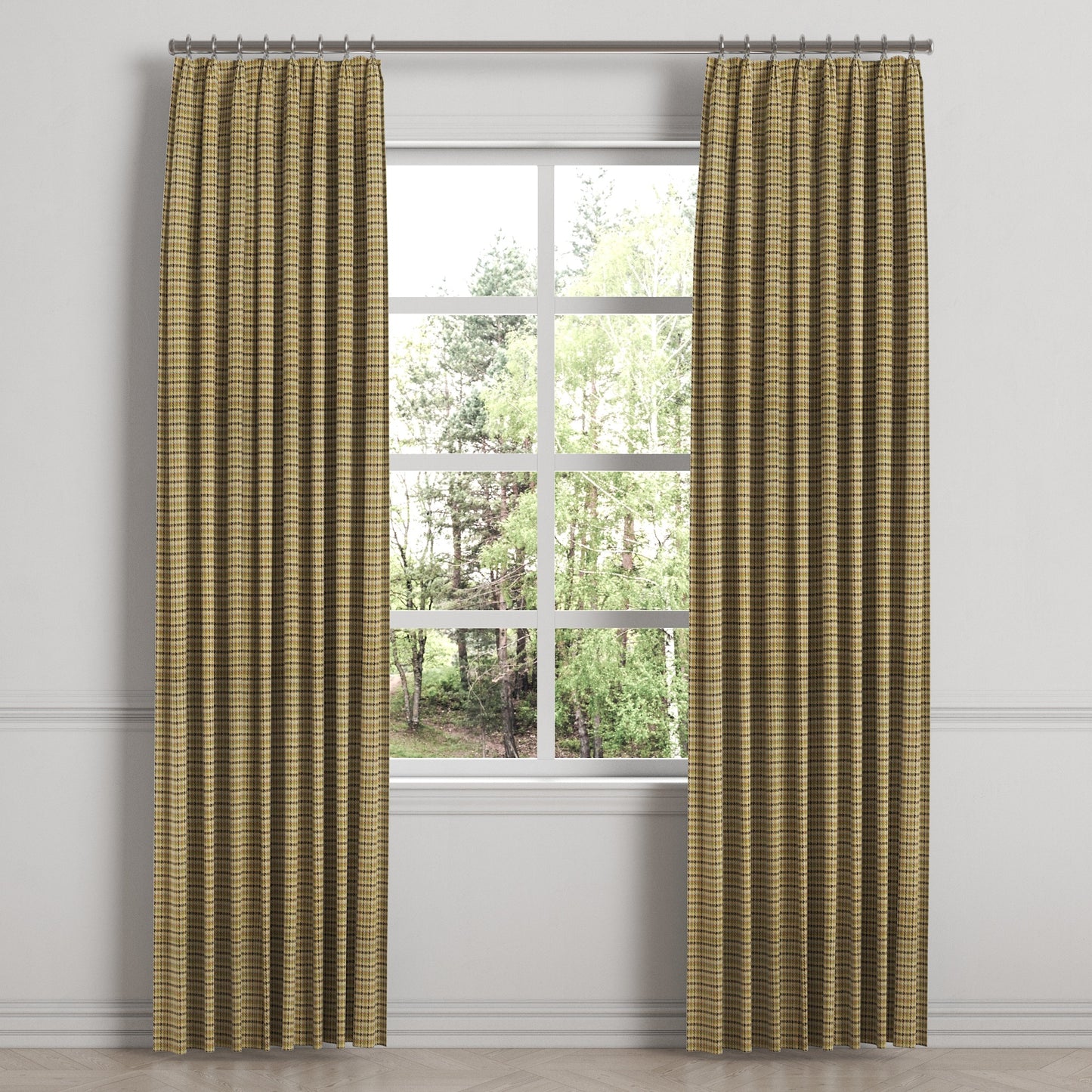 Euro Pleat Drapery in Speakeasy - Woodland