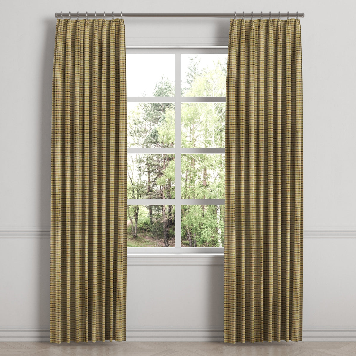 Euro Pleat Drapery in Speakeasy - Woodland