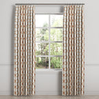 Euro Pleat Drapery in Point Taken - Coral