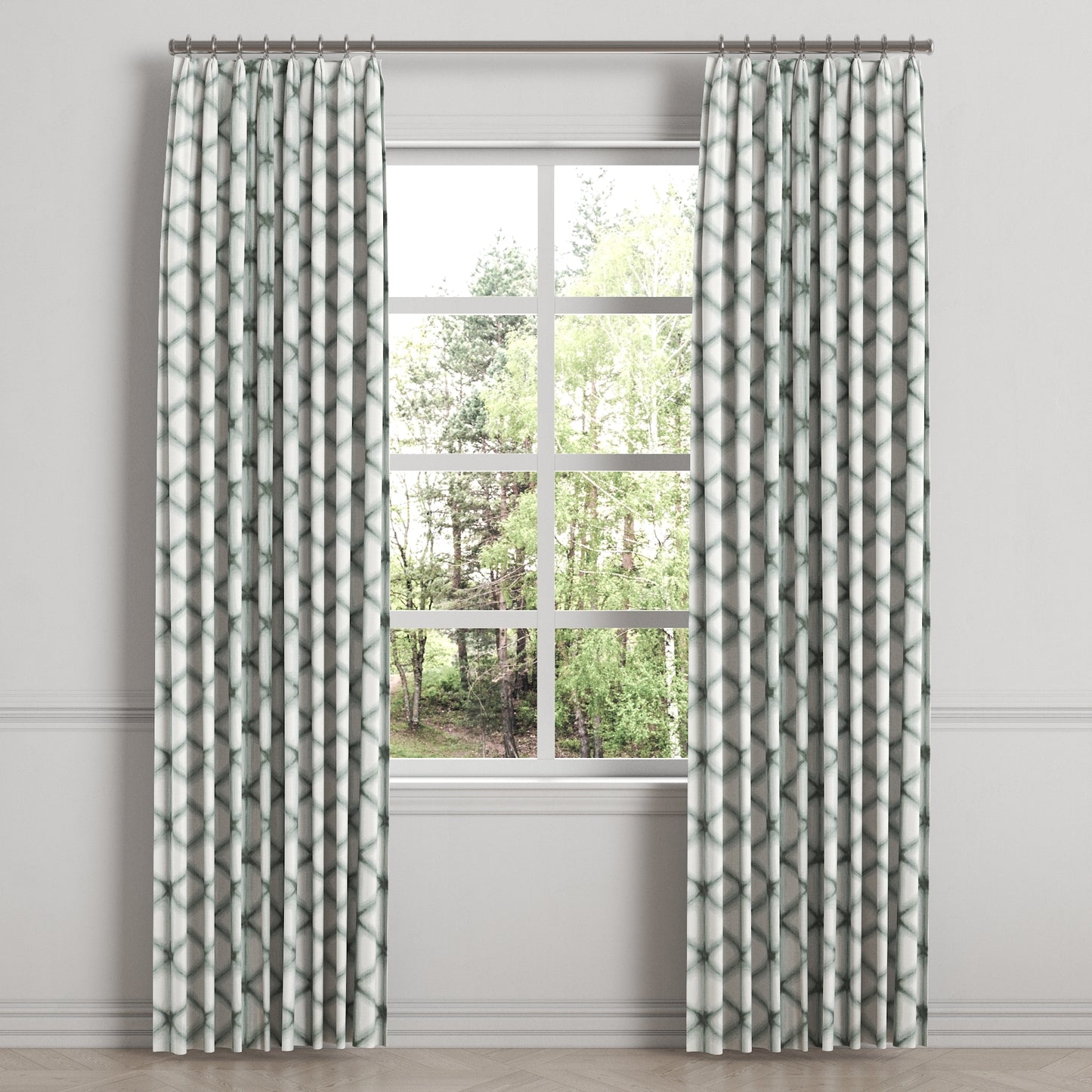 Euro Pleat Drapery in Point Taken - Frost