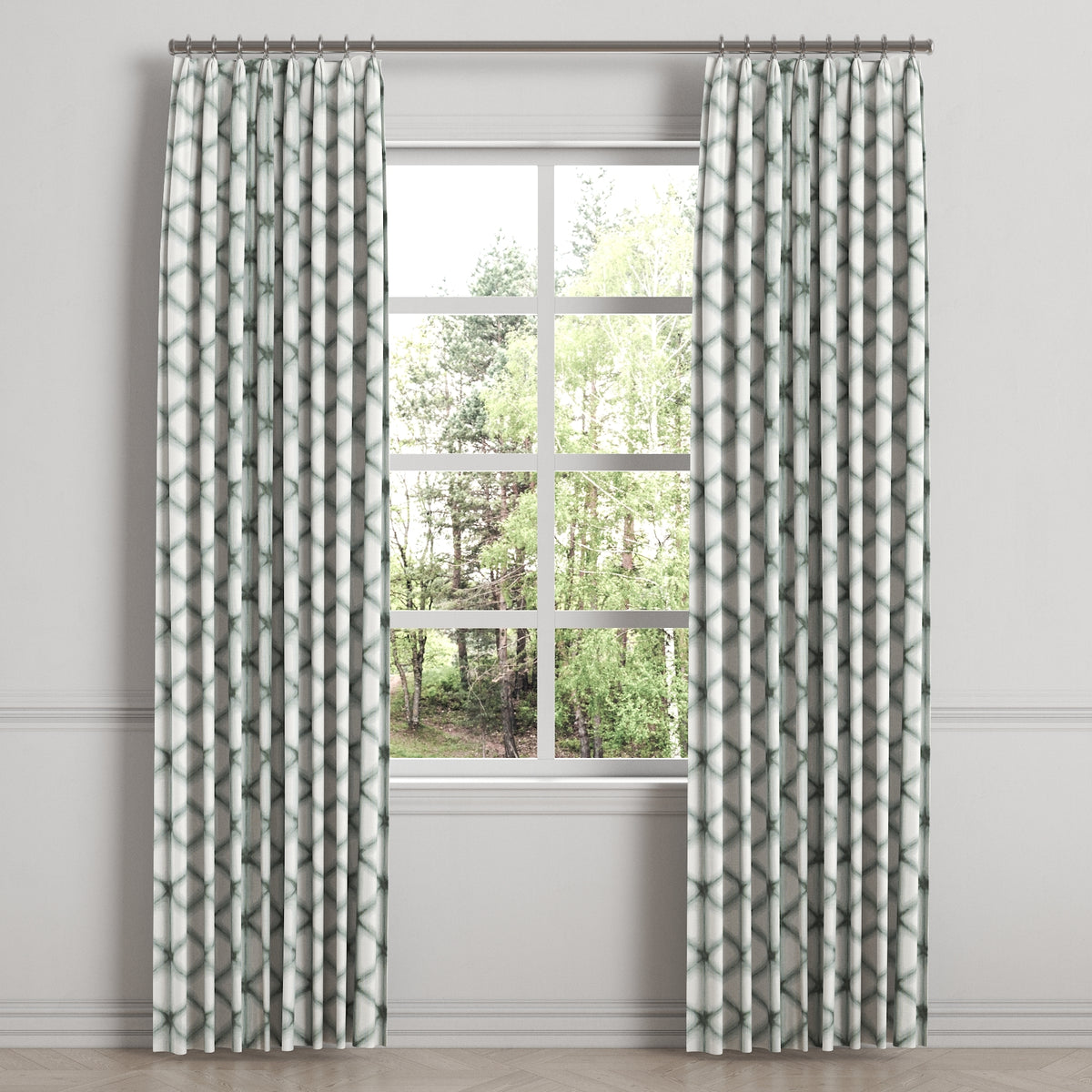 Euro Pleat Drapery in Point Taken - Frost