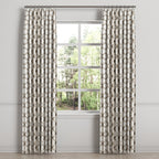 Euro Pleat Drapery in Point Taken - Wood