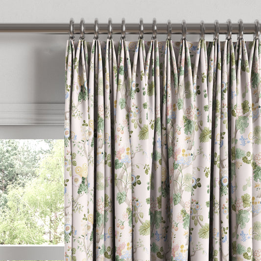 Euro Pleat Drapery in Springtime - Petal