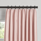 Euro Pleat Drapery in Classic Linen - Blush
