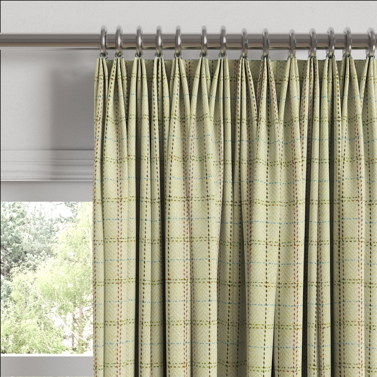 Euro Pleat Drapery in After Hours - Fresco