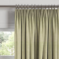 Euro Pleat Drapery in Woven Cotton - Sand