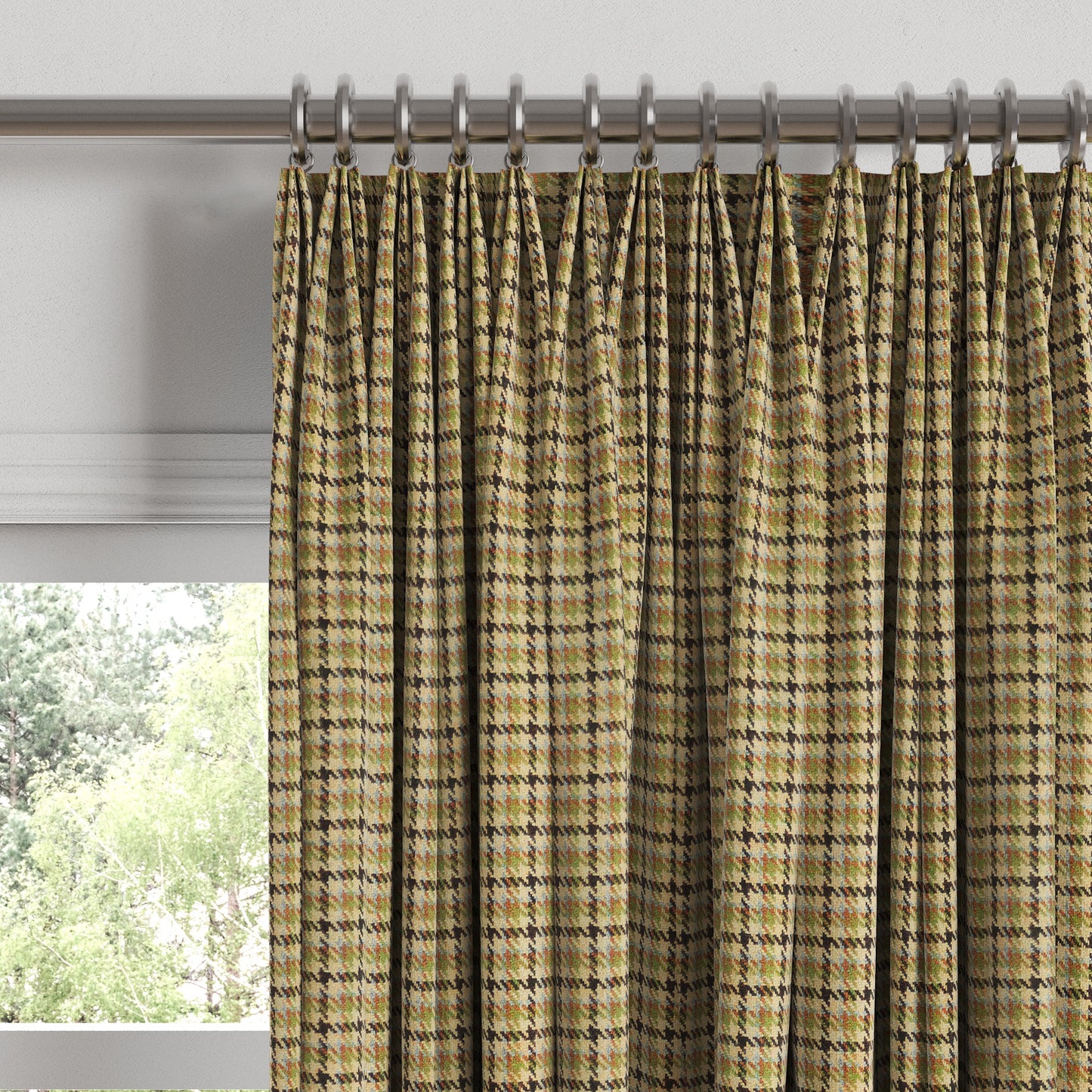 Euro Pleat Drapery in Speakeasy - Woodland