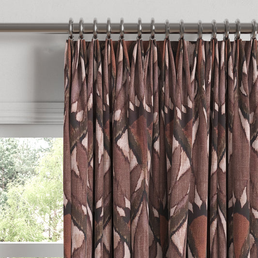 Euro Pleat Drapery in Petal Press - Berry