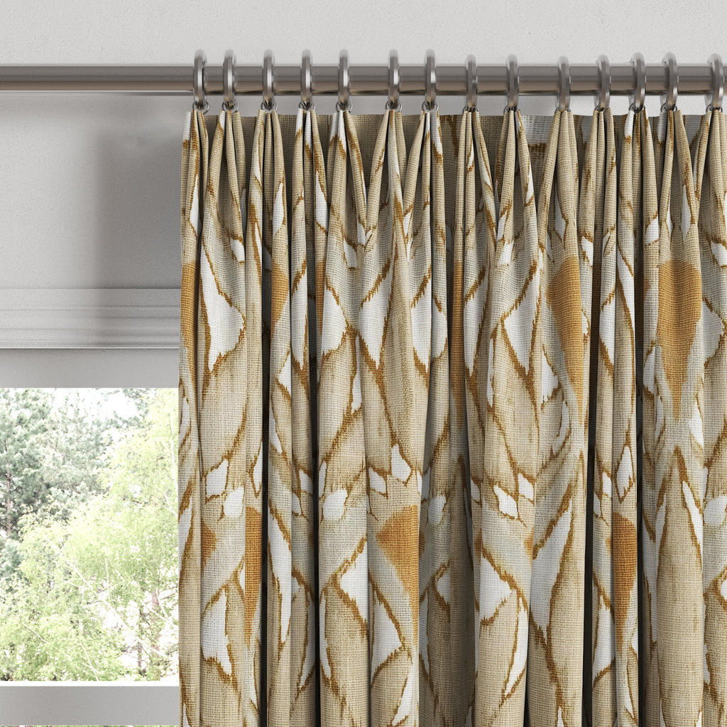 Euro Pleat Drapery in Petal Press - Cinnamon