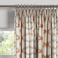 Euro Pleat Drapery in Point Taken - Coral