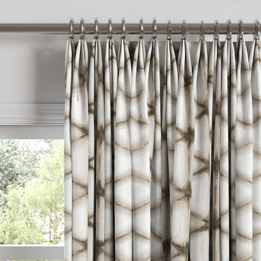 Euro Pleat Drapery in Point Taken - Wood