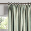 Euro Pleat Drapery in Candy Shop Stripes - Bottleglass