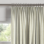 Euro Pleat Drapery in Candy Shop Stripes - Dune