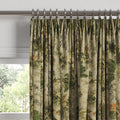 Euro Pleat Drapery in Tropical Toile - Moonstone