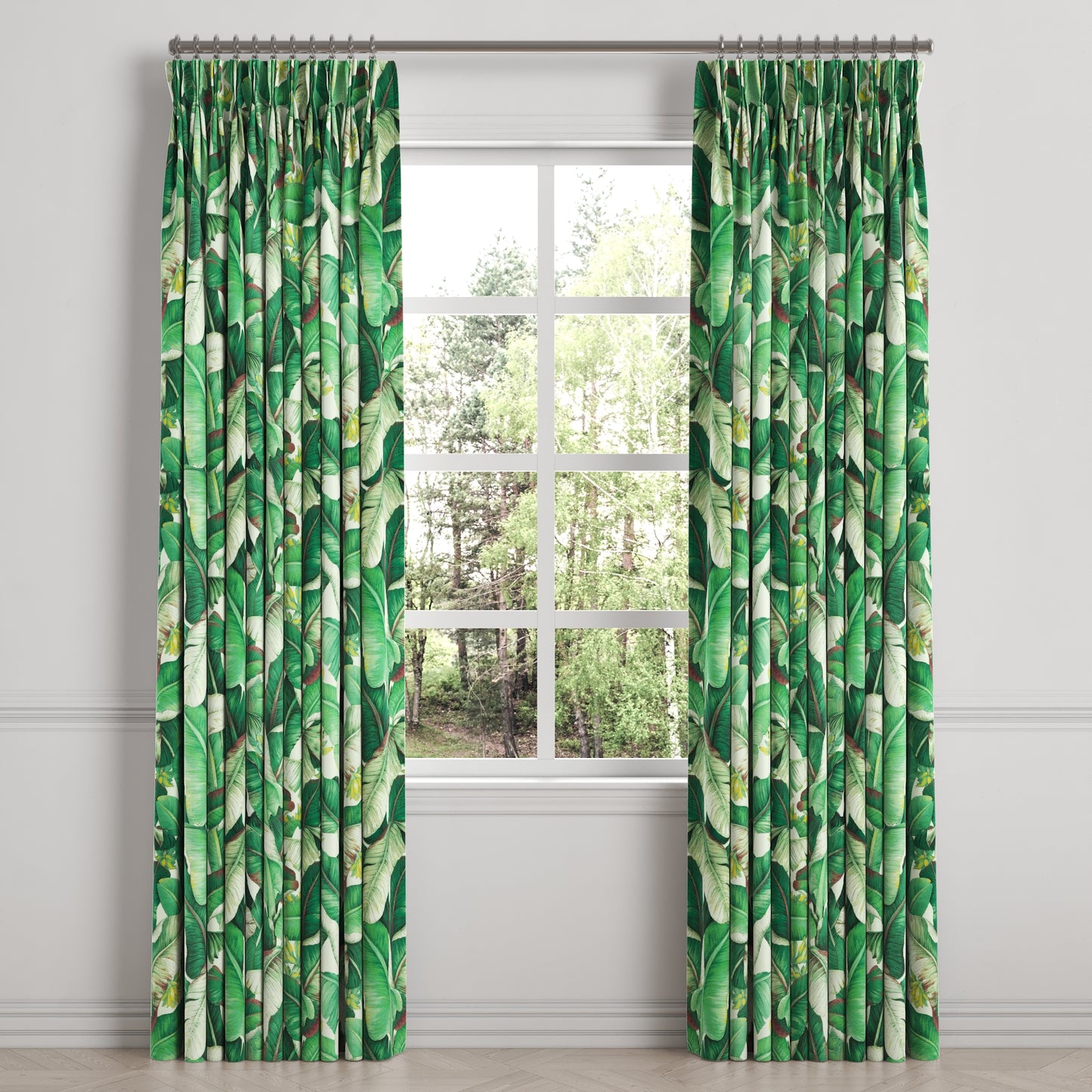 Pinch Pleat Drapery in Island Breeze