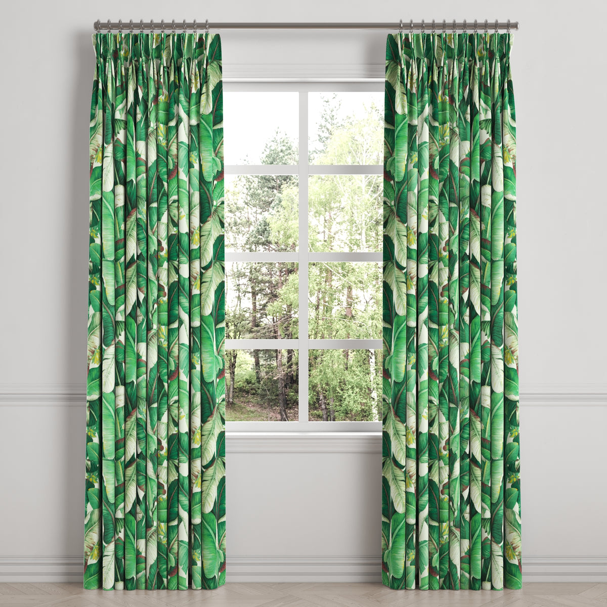 Pinch Pleat Drapery in Island Breeze