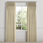 Pinch Pleat Drapery in Ditsy - Latte