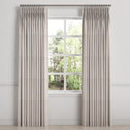 Pinch Pleat Drapery in Luxe Gingham - Blush