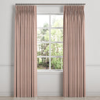 Pinch Pleat Drapery in Luxe Gingham - Red