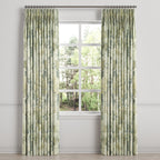 Pinch Pleat Drapery in Enchanted Forest - Mineral