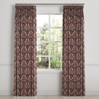 Pinch Pleat Drapery in Petal Press - Berry