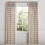 Pinch Pleat Drapery in Point Taken - Coral