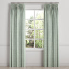 Pinch Pleat Drapery in Candy Shop Stripes - Navy