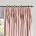 Pinch Pleat Drapery in Classic Linen - Blush