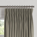Pinch Pleat Drapery in Classic Linen - Stone