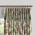 Pinch Pleat Drapery in Fleur De Leaf - Blossom