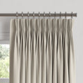Pinch Pleat Drapery in Lush Linen - Oatmeal