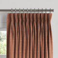 Pinch Pleat Drapery in Moray - Clay