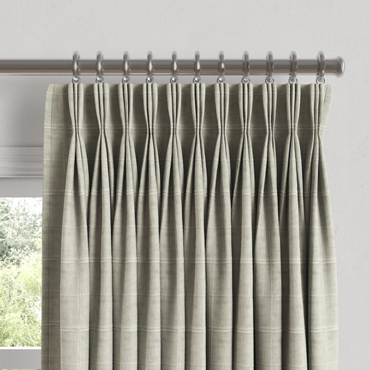 Pinch Pleat Drapery in Moray - Dove