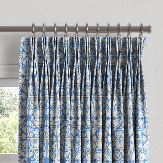Pinch Pleat Drapery in Palazzo - Chambray