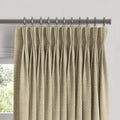 Pinch Pleat Drapery in Ditsy - Latte