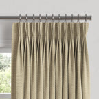 Pinch Pleat Drapery in Ditsy - Latte
