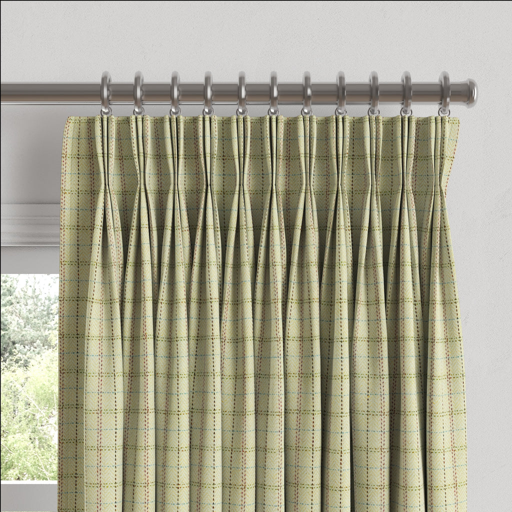 Pinch Pleat Drapery in After Hours - Fresco