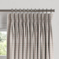 Pinch Pleat Drapery in Luxe Gingham - Blush