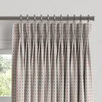 Pinch Pleat Drapery in Luxe Gingham - Blush