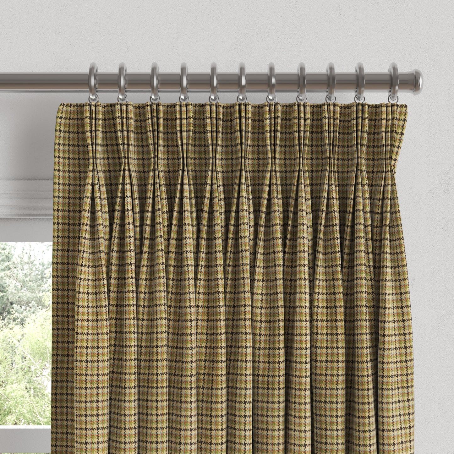 Pinch Pleat Drapery in Speakeasy - Woodland